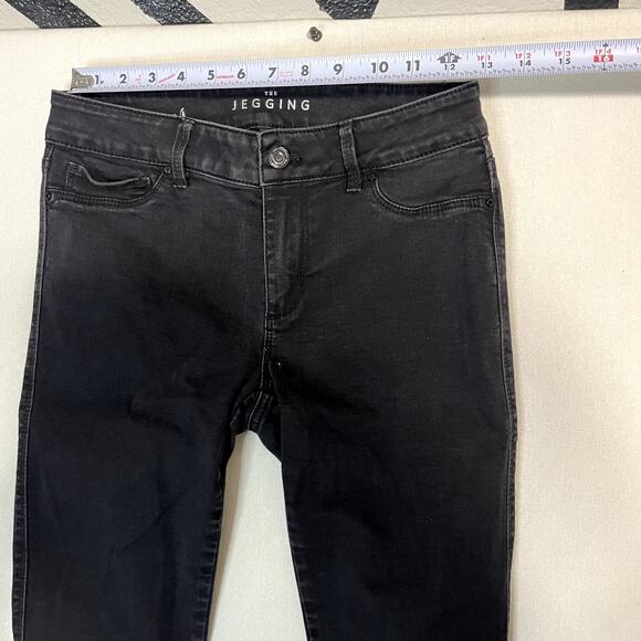 The Jegging Women's Black Mid-Rise Ankle Skinny Jeans - Size 4 - Picture 7 of 9